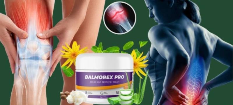 Balmorex natural ingredients joint and muscle support cream